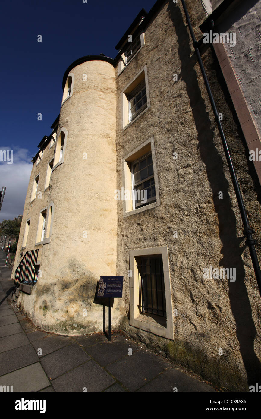 Città di Stirling, in Scozia. Robert Spittal in casa St John Street è stato acquistato come un alms house nella metà del XVI secolo. Foto Stock
