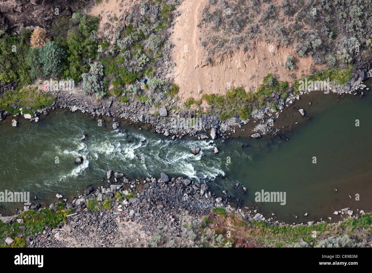 Rio Grande burrone Foto Stock