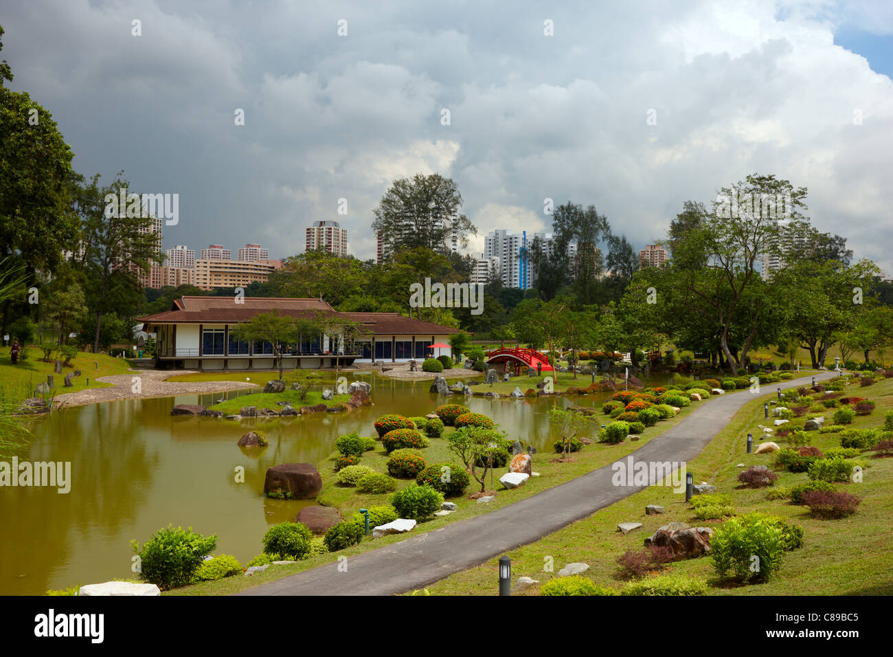 Giardino giapponese nel Giardino Cinese, Singapore Foto Stock