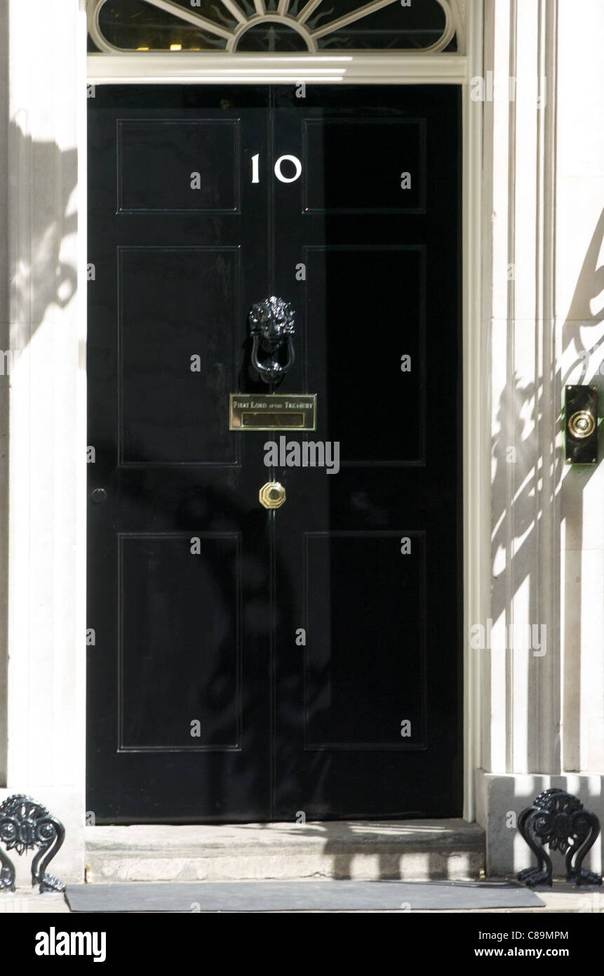 10 Downing Street Londra - a casa del Primo Ministro del Regno Unito Foto Stock