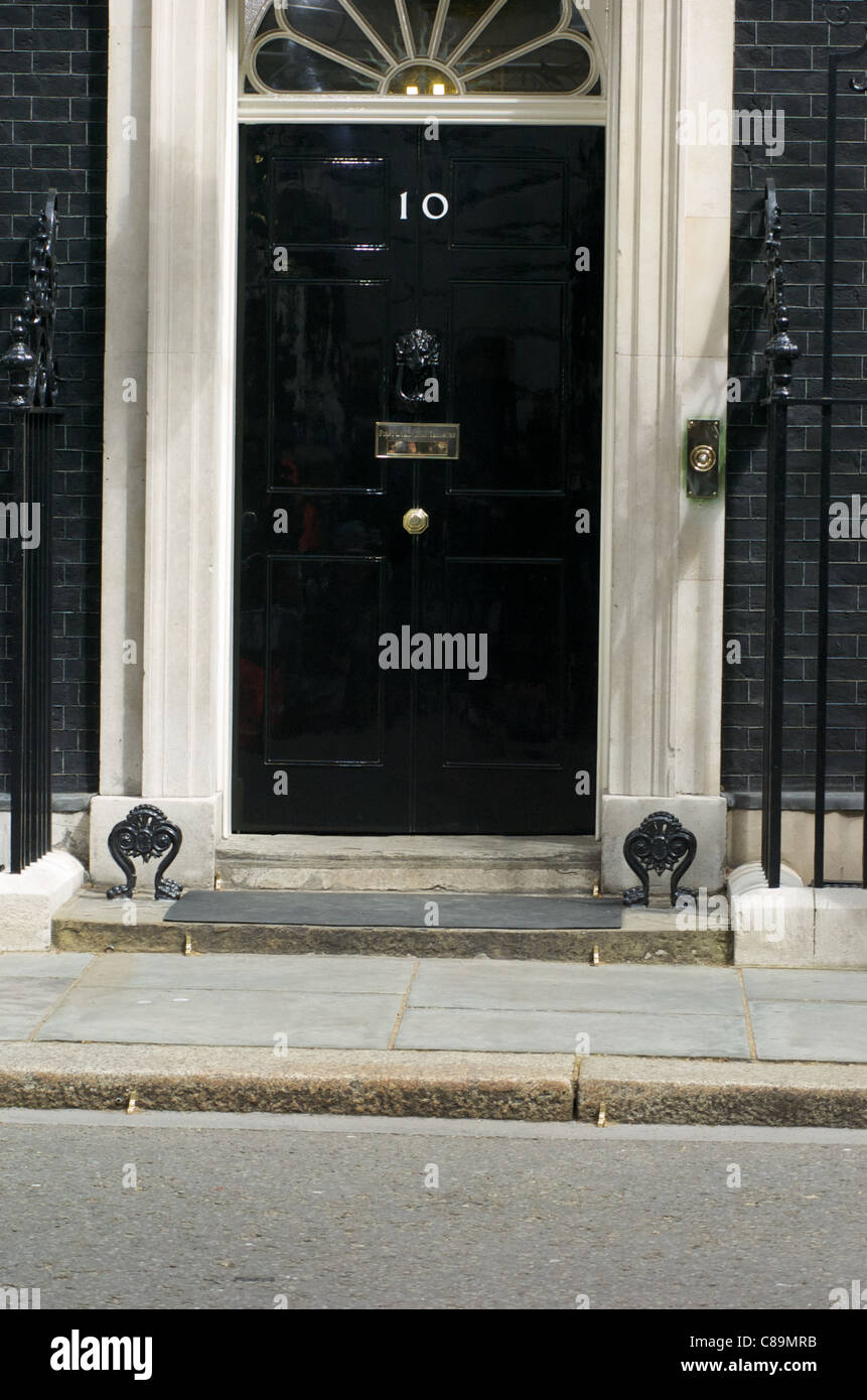 10 Downing Street Londra - a casa del Primo Ministro del Regno Unito Foto Stock