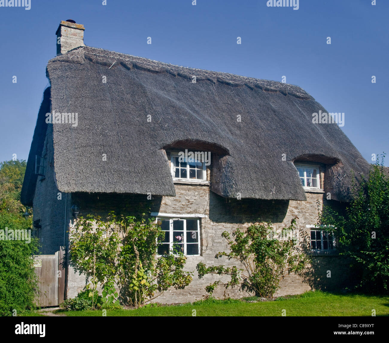 Cottage, Minster Lovell, Oxfordshire, Inghilterra Foto Stock
