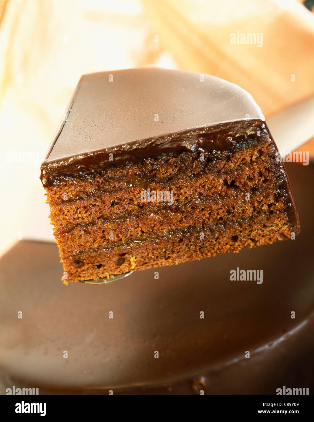 Torta al cioccolato Foto Stock