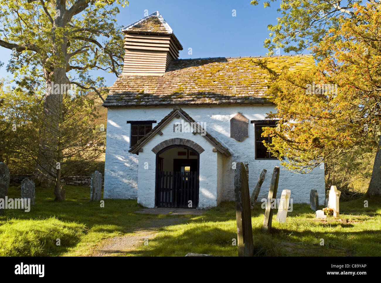 St Mary's Chapel, Capel y Ffin, Powys, Wales UK Foto Stock