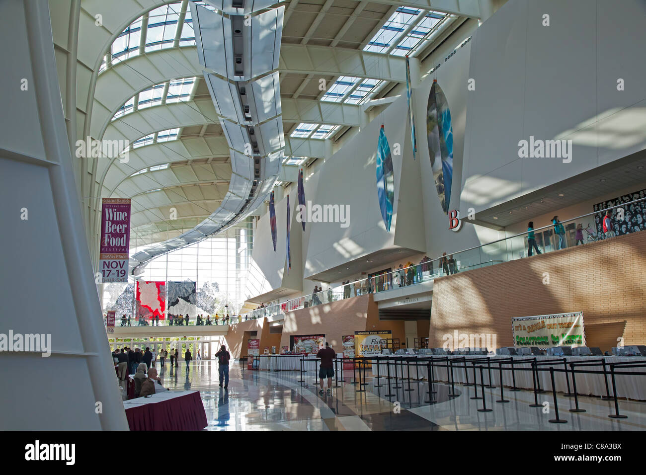 Grand Rapids, Michigan - Centro Congressi DeVos Place. Foto Stock