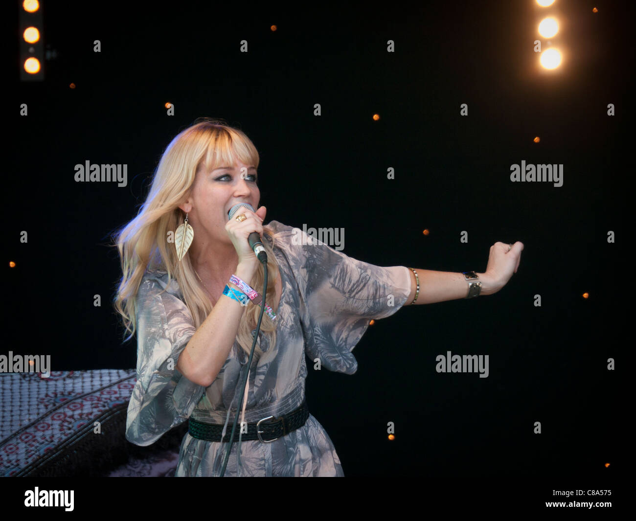 La fora performing live Foto Stock