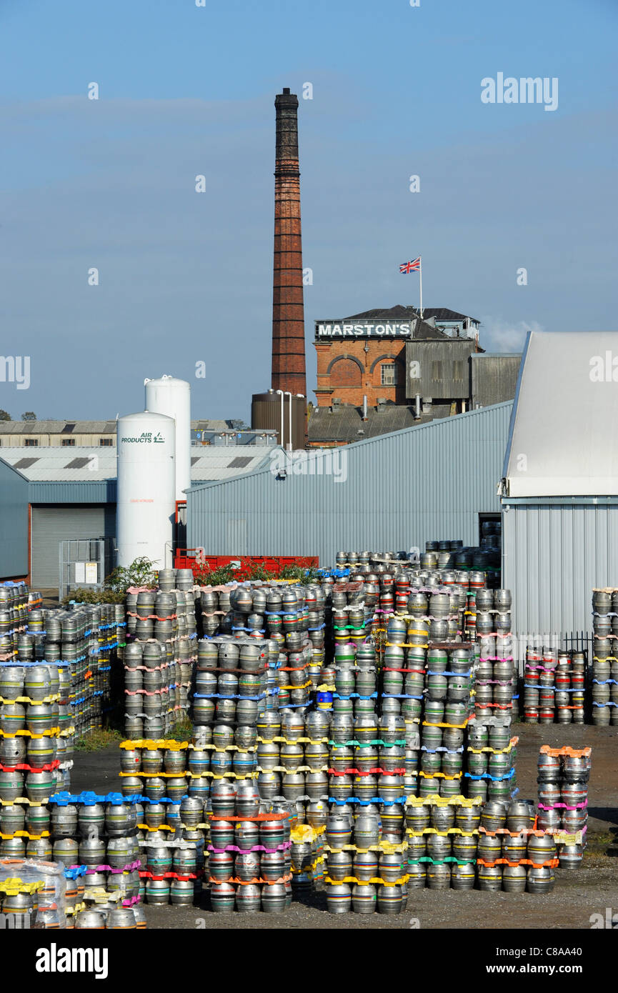 Marston's Brewery a Burton-on-Trent Staffordshire England Regno Unito Foto Stock