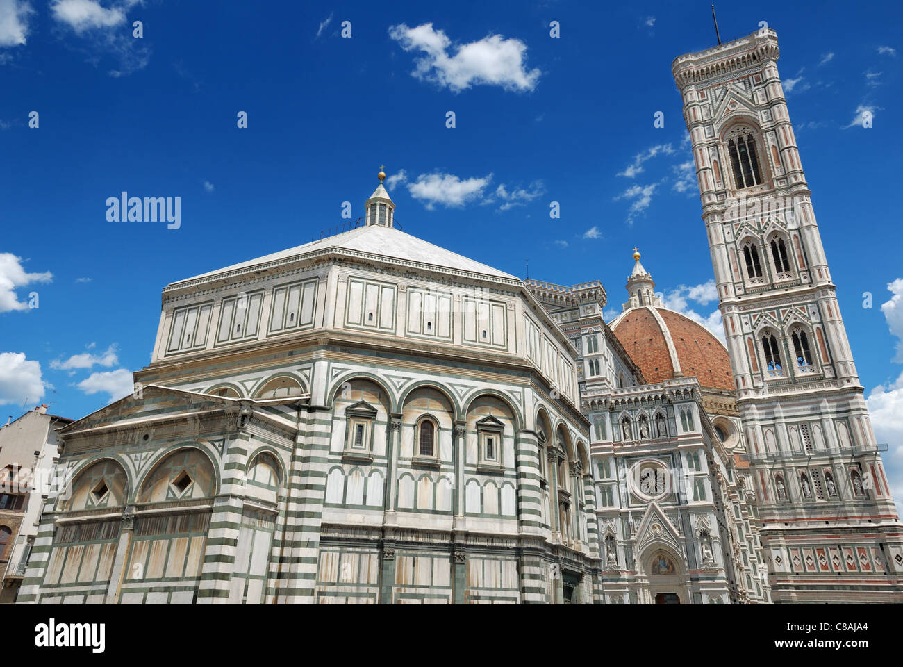 La Basilica di Santa Maria del Fiore a Florencia, Italia. Foto Stock