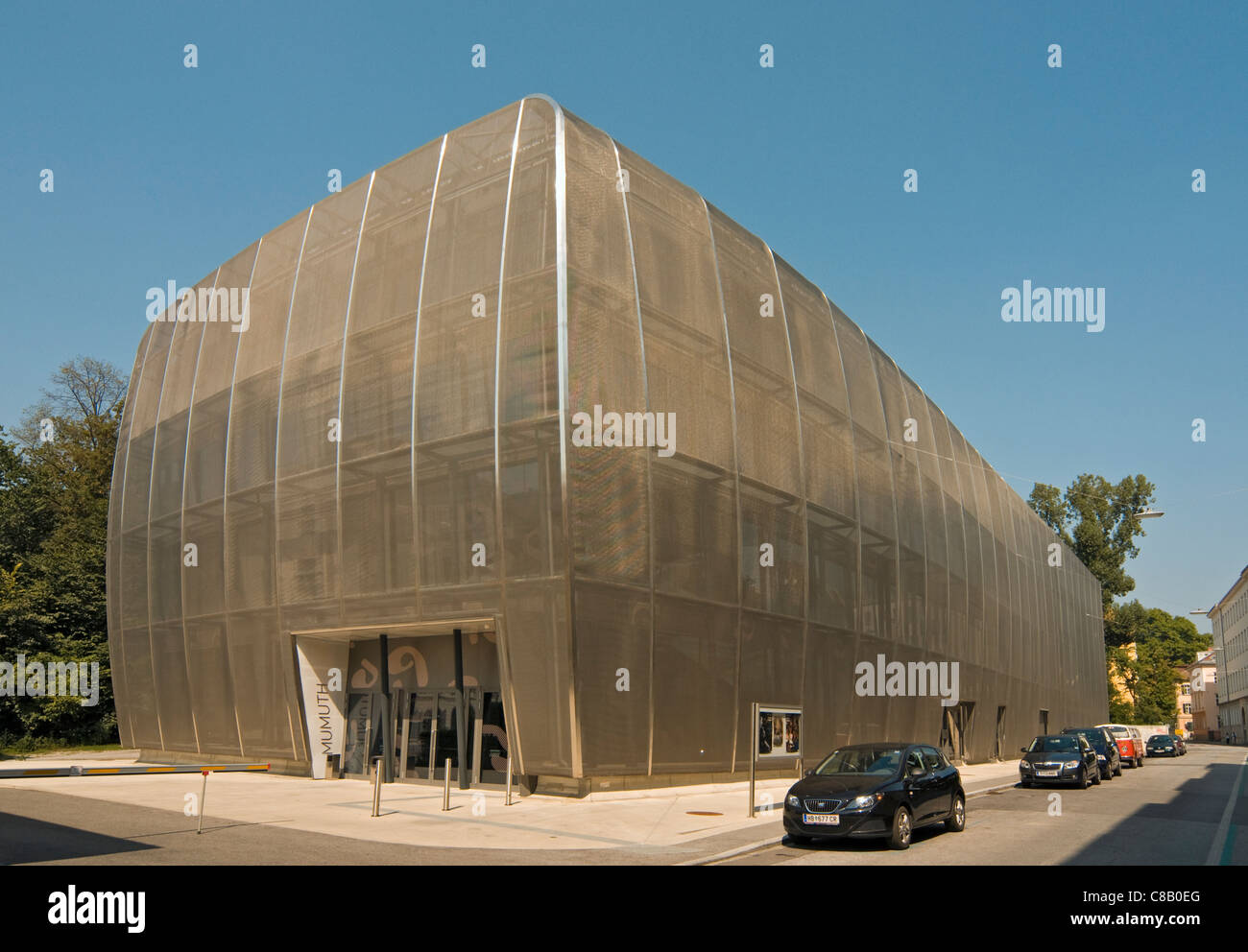 MUMUTH (Casa della Musica e del dramma musicale) Edificio di KUG (Kunst Uni Graz) da UNStudio di Ben van Berkel, Austria Foto Stock