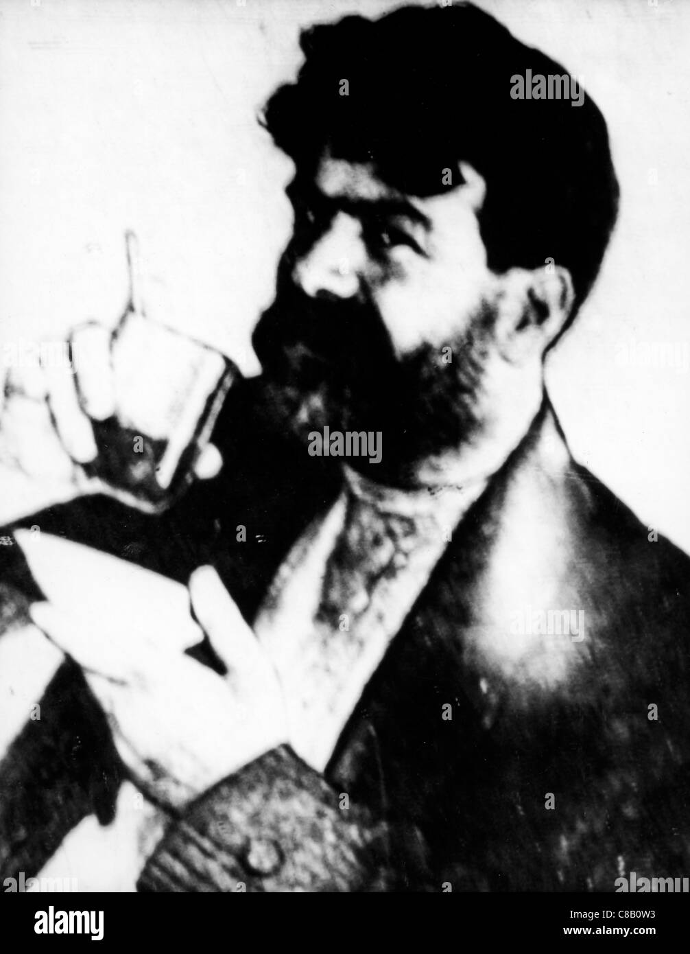 Joseph Stalin ritratto in carcere Foto Stock