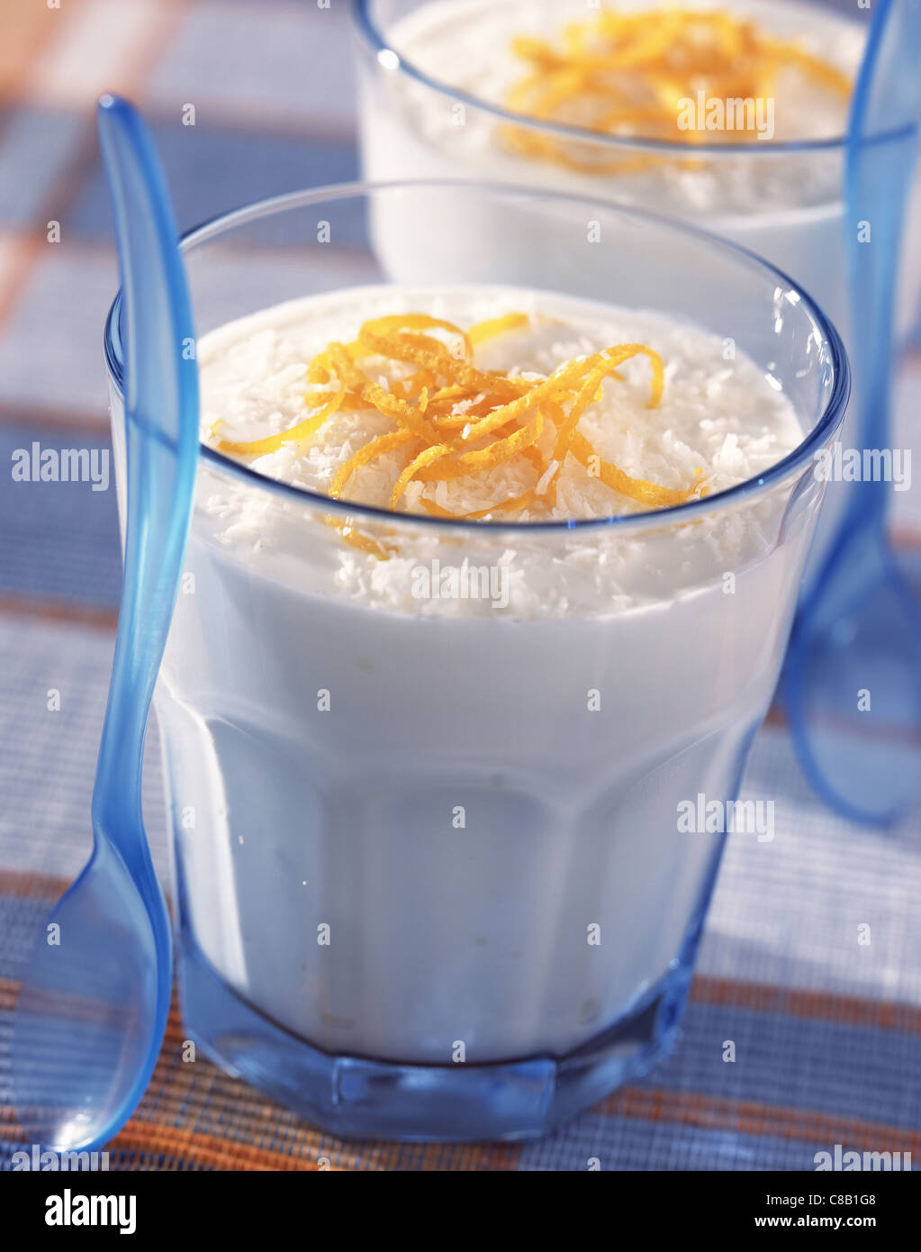 Yogurt di cocco Foto Stock
