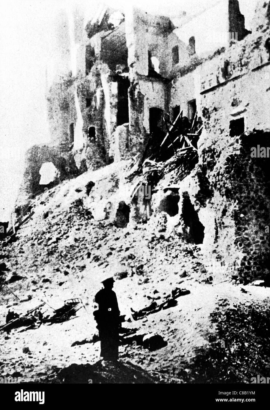 Assedio di Alcazar di Toledo,la Guerra Civile Spagnola,1936 Foto Stock