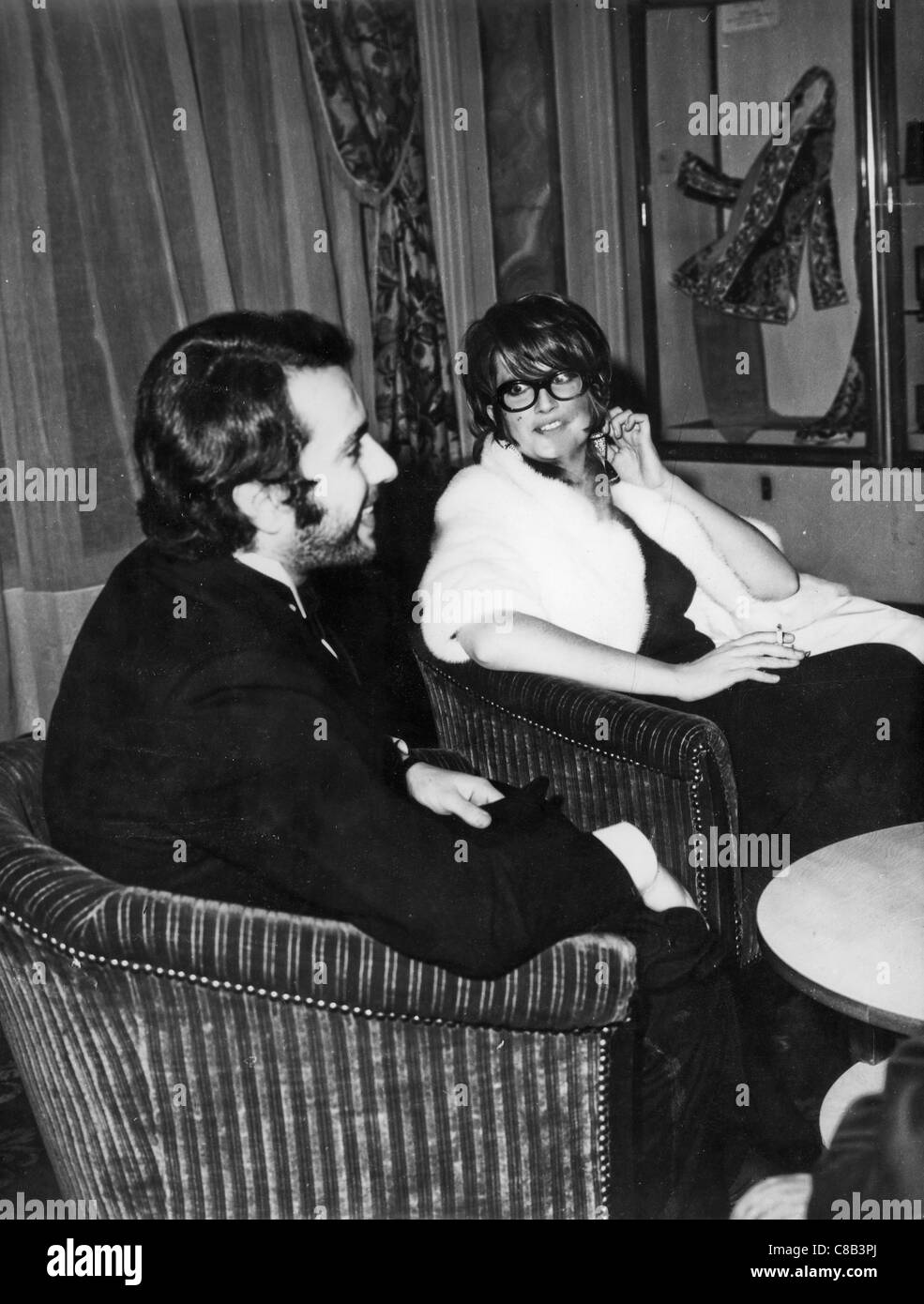 Mina e Augusto Martelli,1968 Foto Stock