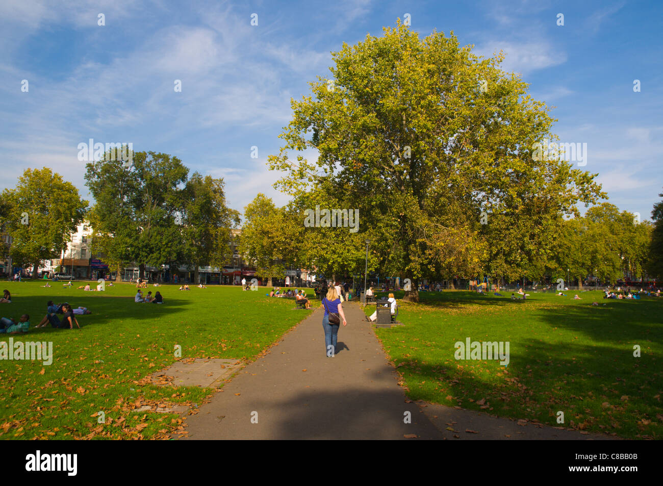 Shepherd's Bush common park di Shepherd's Bush distretto ovest di Londra Inghilterra Regno Unito Europa Foto Stock