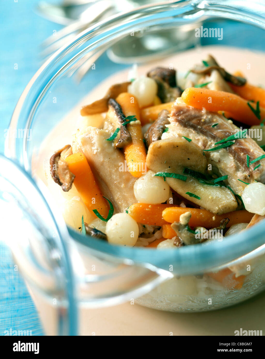 Blanquette di salmone rock Foto Stock