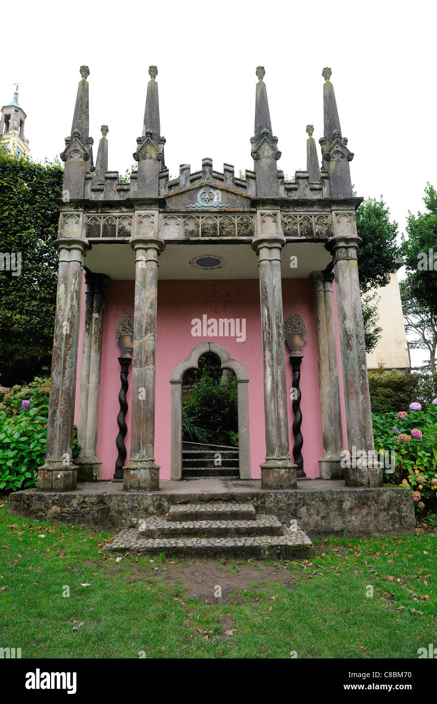 Portmeirion architettura italianamente gwynedd in Galles Foto Stock