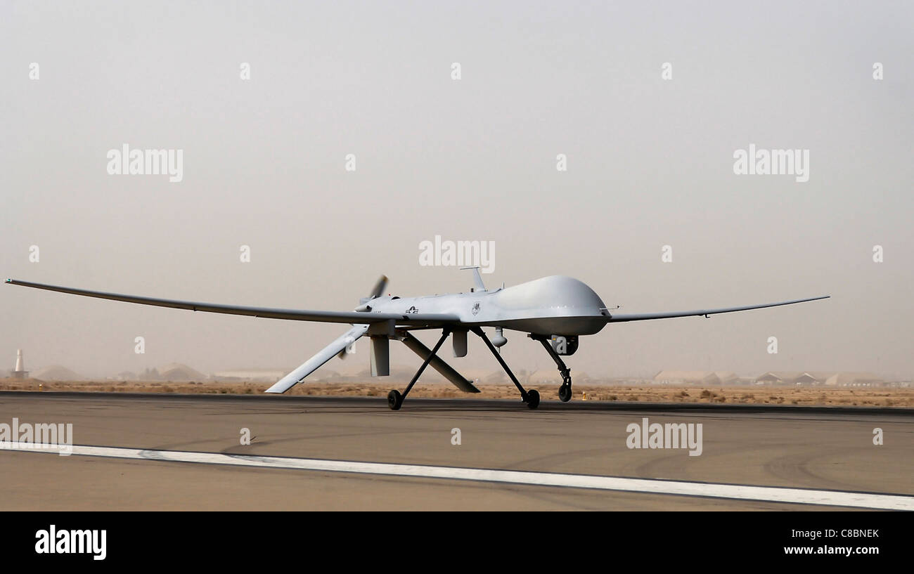 UAV MQ-1 velivolo Predator Foto Stock
