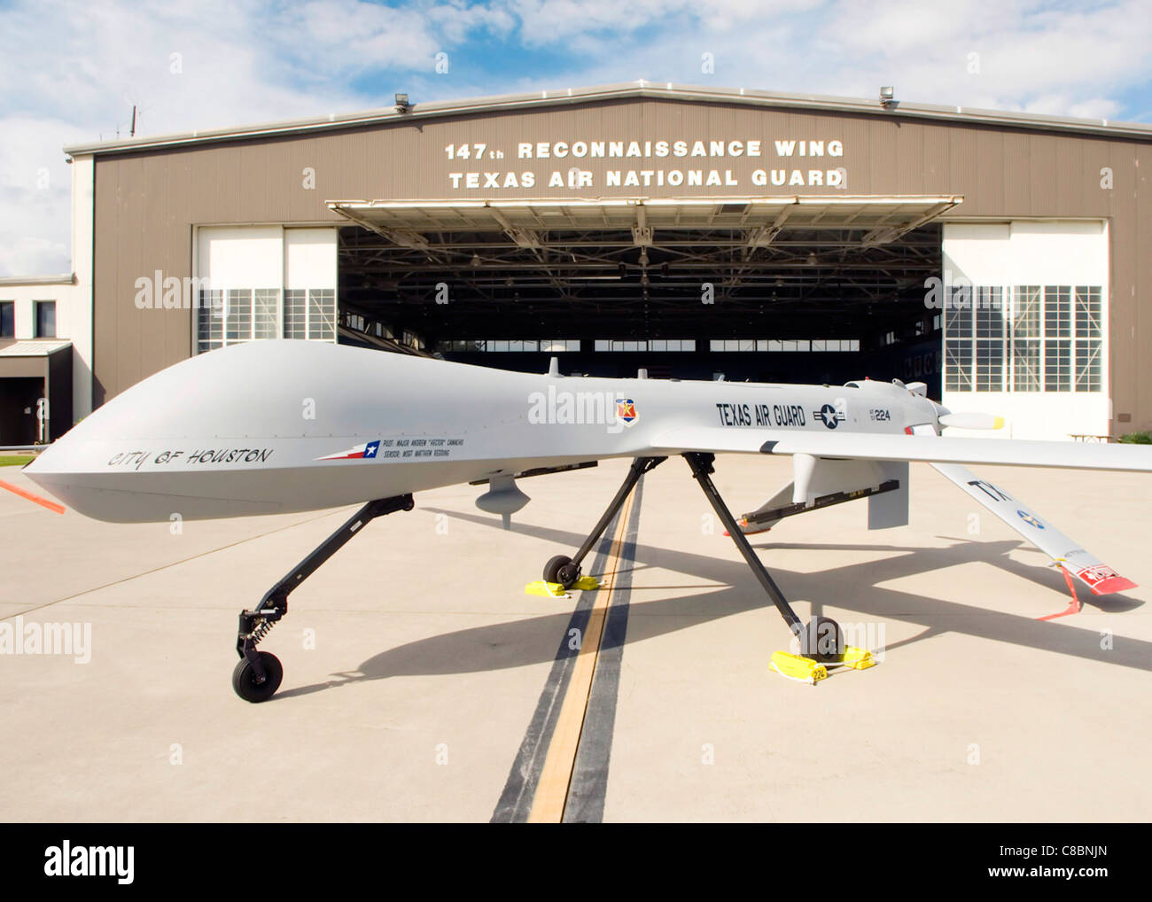 UAV MQ-1 velivolo Predator Foto Stock
