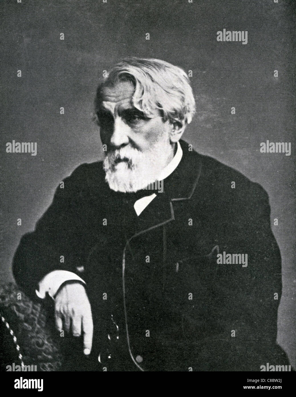 IVAN Turgenev (1818-1883) romanziere russo Foto Stock