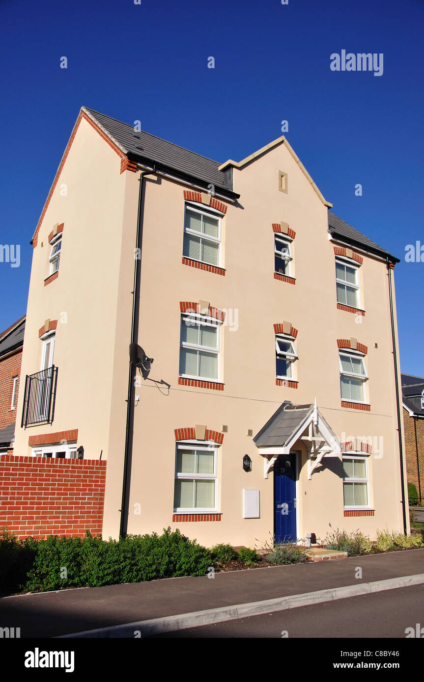 Sviluppo di alloggiamento a Jennet Park, Bracknell, Berkshire, Inghilterra, Regno Unito Foto Stock
