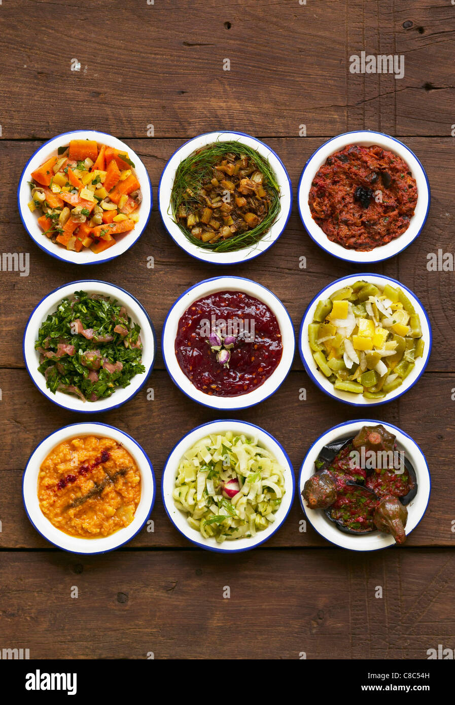 tapas assortiti Foto Stock