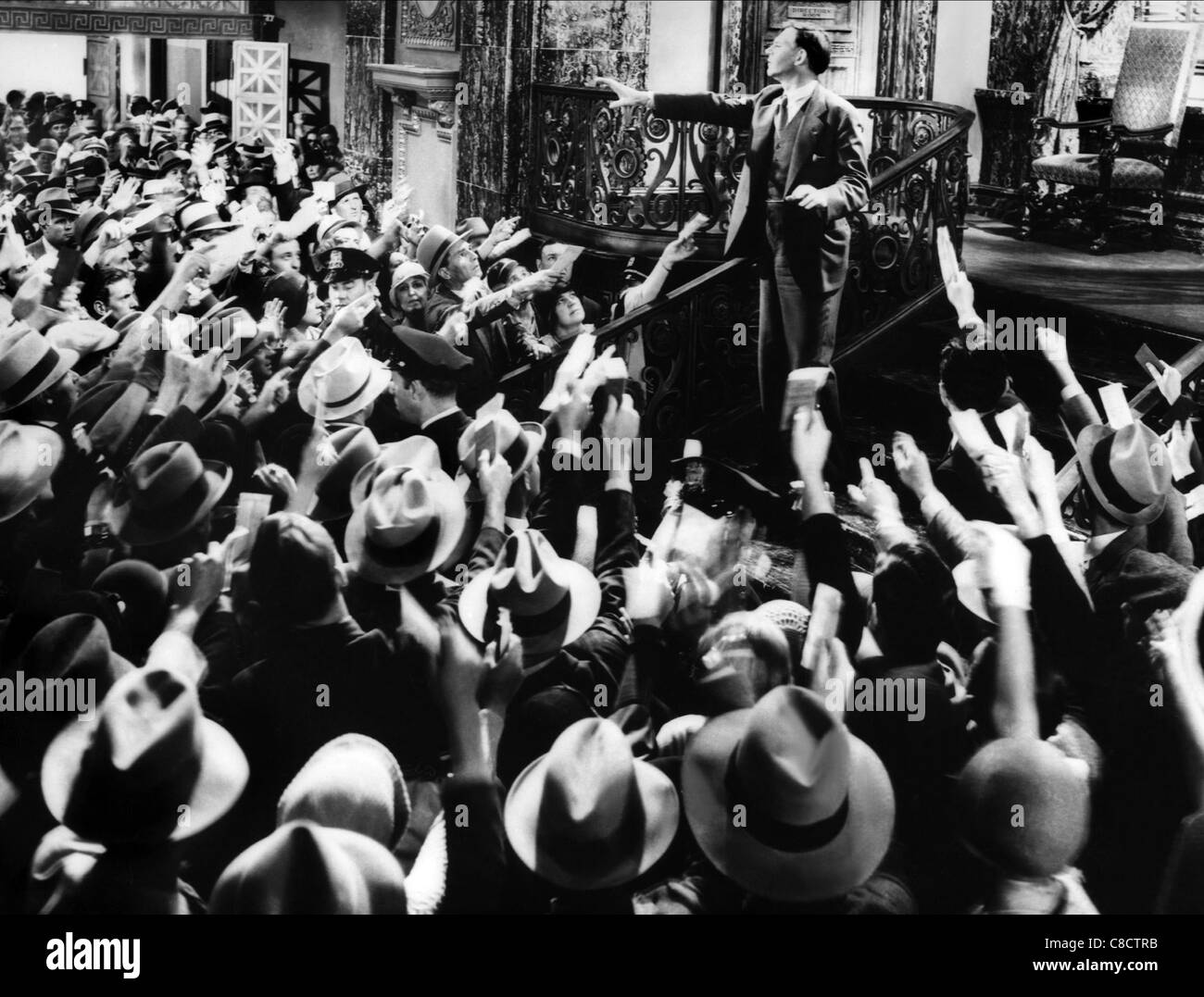 WALTER HUSTON AMERICAN Madness (1932) Foto Stock