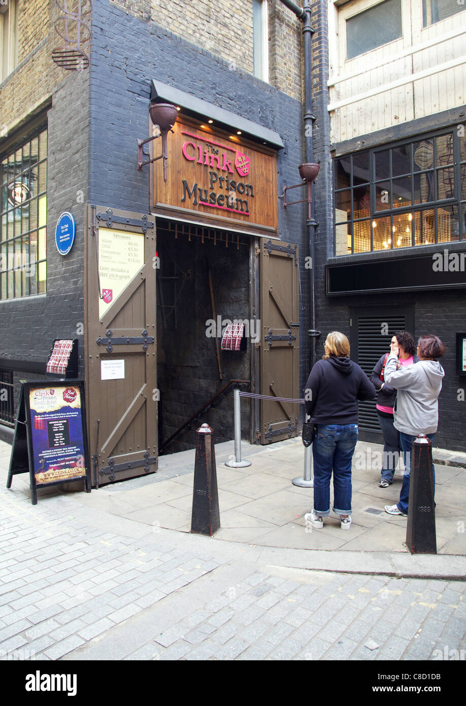 Il Clink Prison Museum in Tooley Street, Londra Foto Stock