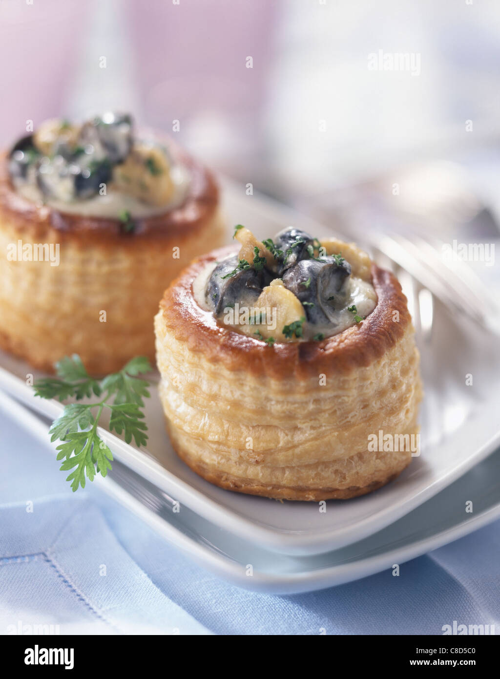 Fungo vol-au-vent Foto Stock