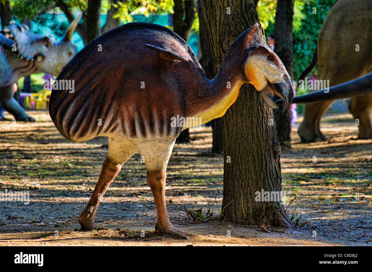 Il terrore Bird Phorusrhacos Foto Stock