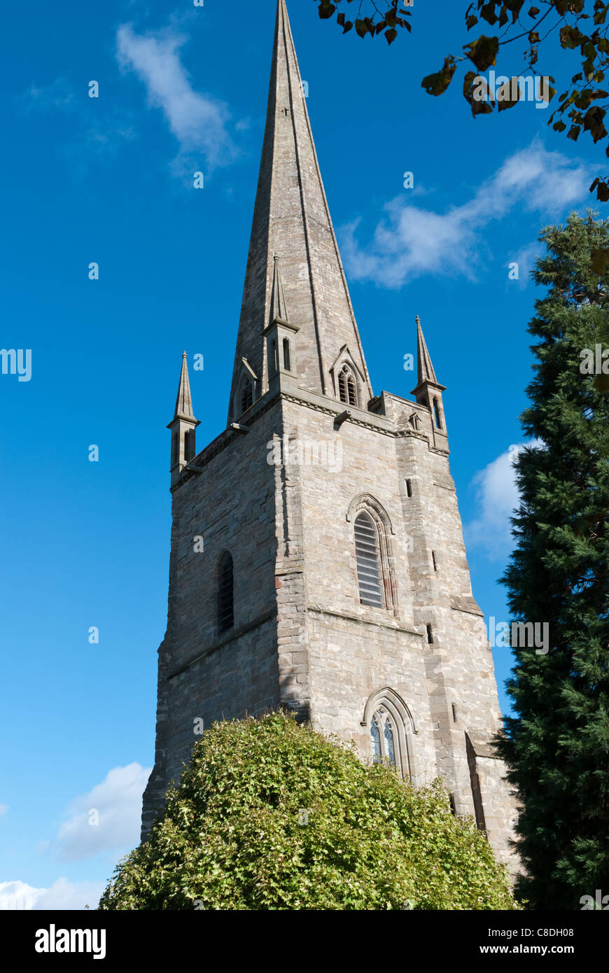 Chiesa Parrocchiale di Santa Maria Vergine a Ross-on-Wye, Herefordshire Foto Stock