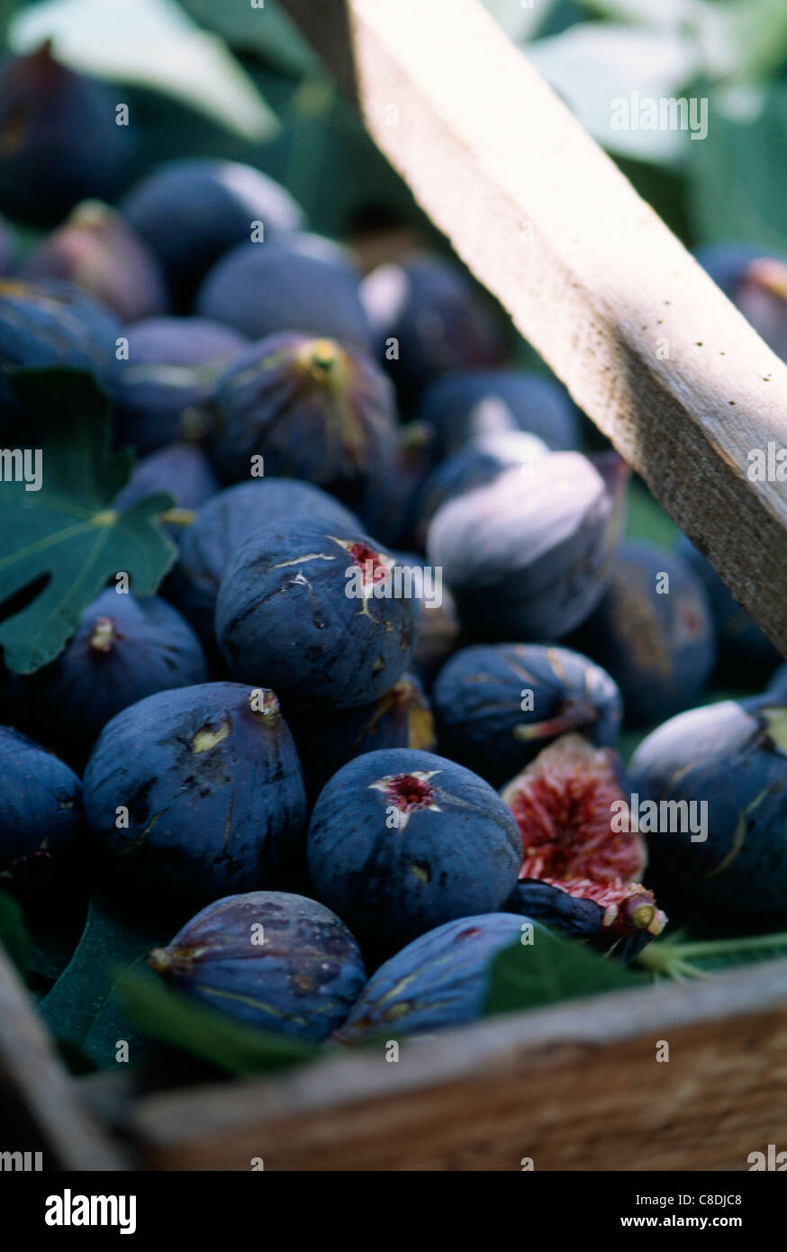 Cassa di fichi Foto Stock