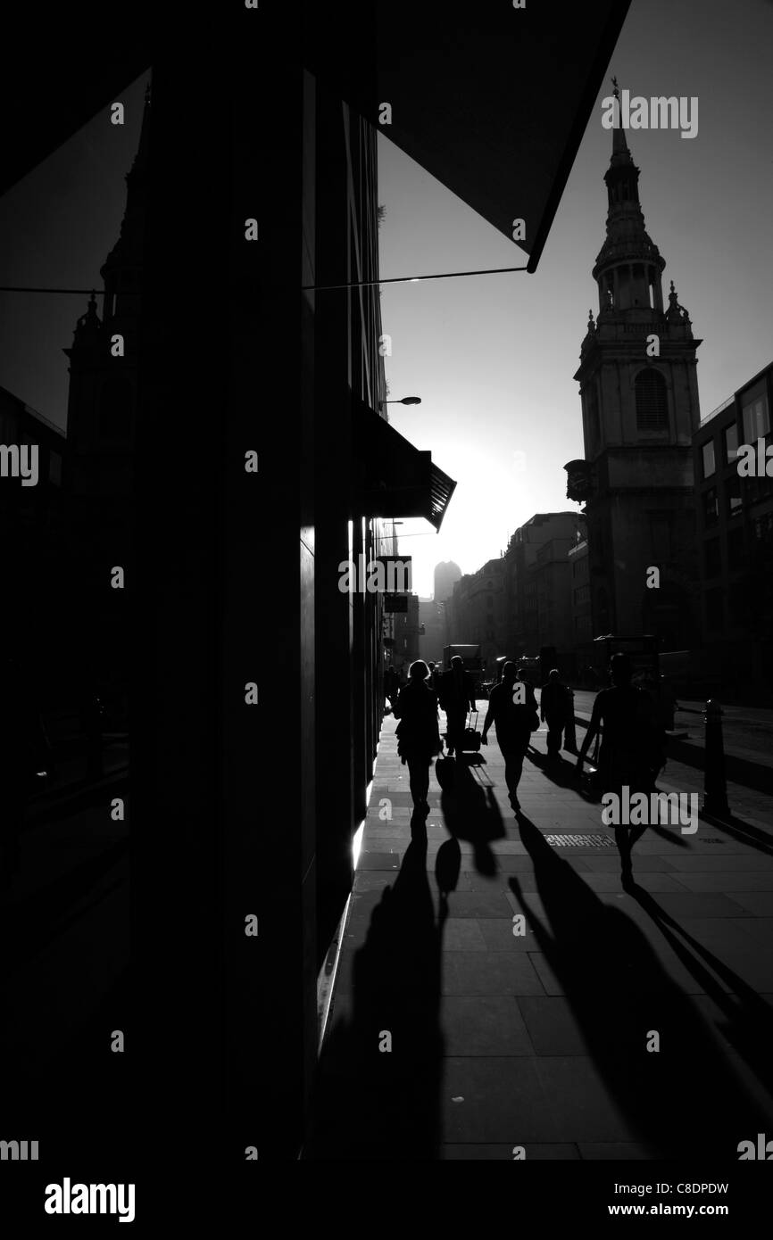 St Mary le Bow chiesa su Cheapside, città di Londra, Regno Unito Foto Stock
