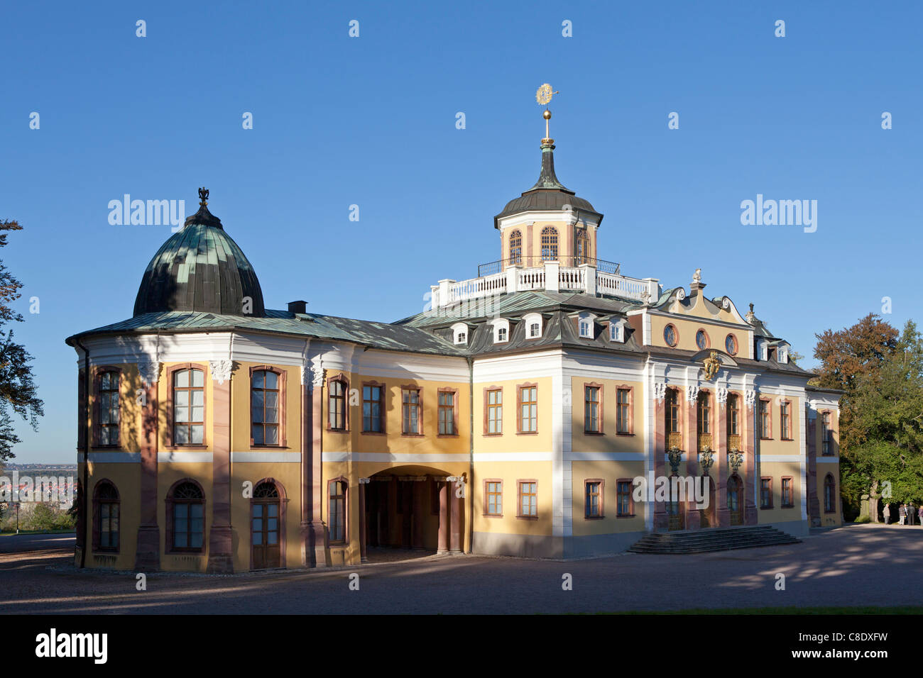 Castello del Belvedere, Weimar, Turingia, Germania Foto Stock