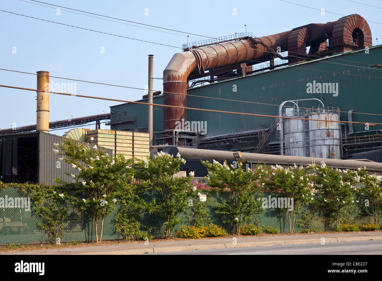 ArcelorMittal mulino di acciaio, Georgetown, Carolina del Sud Foto Stock ArcelorMittal mulino di acciaio, Georgetown, Carolina del Sud Foto Stock