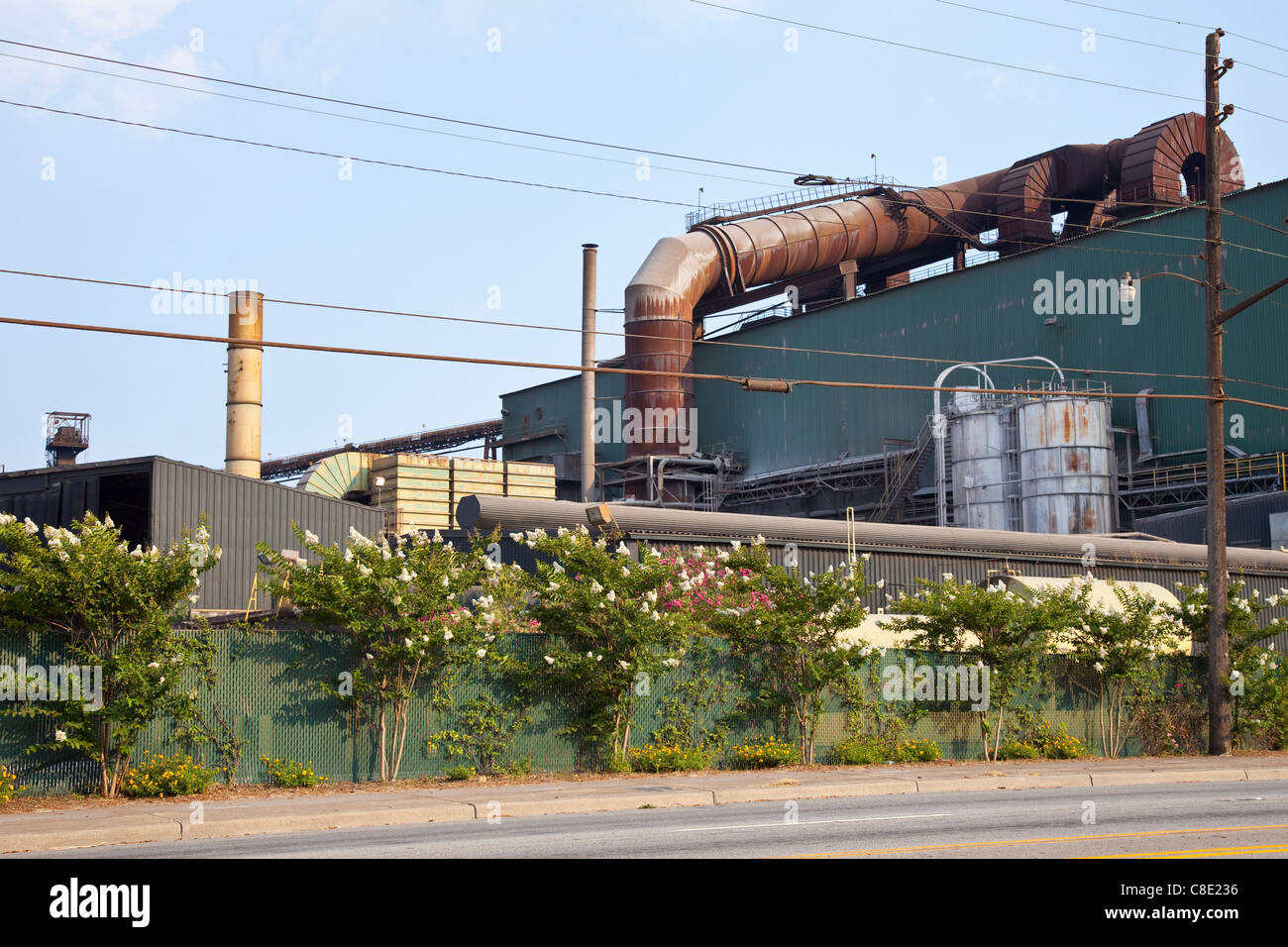 ArcelorMittal mulino di acciaio, Georgetown, Carolina del Sud Foto Stock ArcelorMittal mulino di acciaio, Georgetown, Carolina del Sud Foto Stock