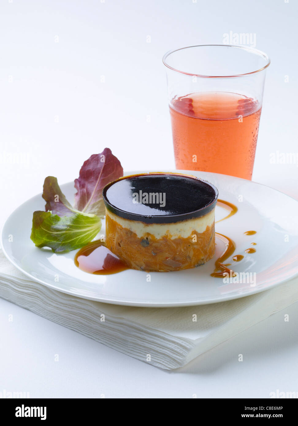 Sgombri e salato Boursin Poissnight Foto Stock