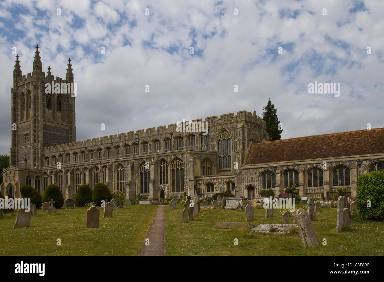 Chiesa della Santa Trinità, Long Melford, Suffolk Foto Stock