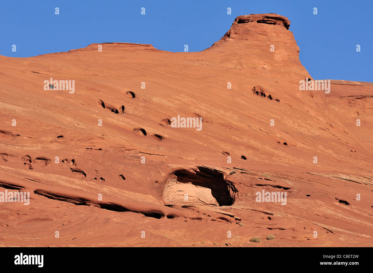 Deserto, scenario, Navajo, prenotazione indiana, Monument Valley, Tribal Park, Arizona, Stati Uniti d'America, Stati Uniti, America, paesaggio Foto Stock