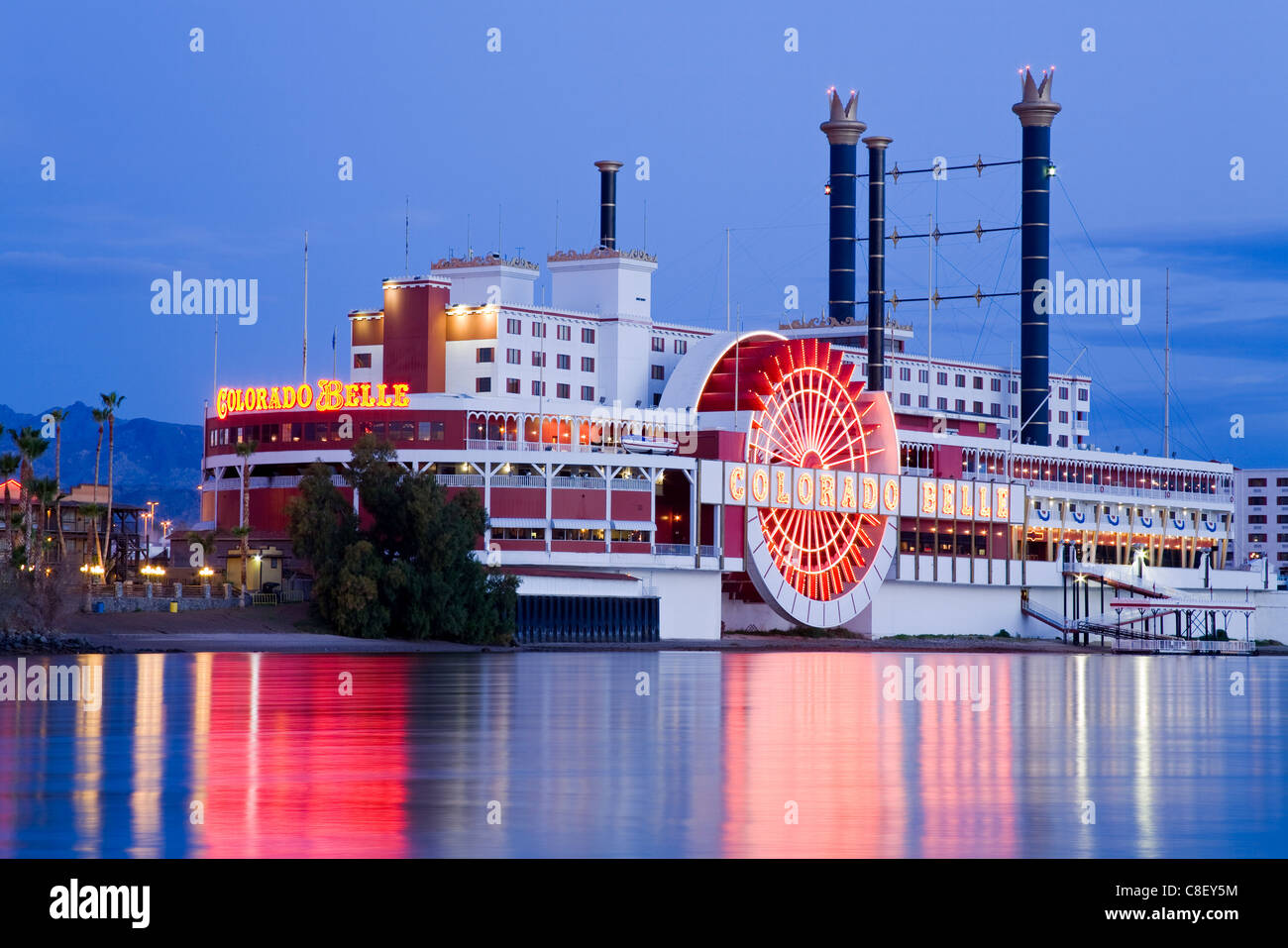 Colorado Belle Casino sul fiume Colorado, città di Laughlin, Nevada, Stati Uniti d'America Foto Stock