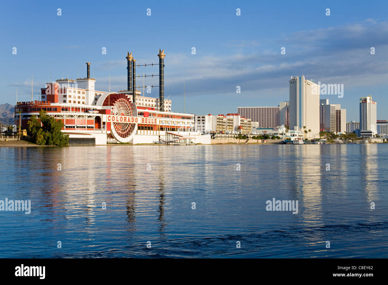 Casinò sul fiume Colorado, città di Laughlin, Nevada, Stati Uniti d'America Foto Stock