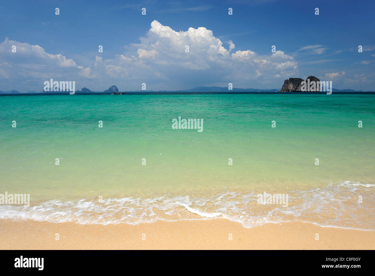 Beach, Koh Hai, Koh Ngai, Thailandia, Asia, sabbia, vacanze Foto Stock