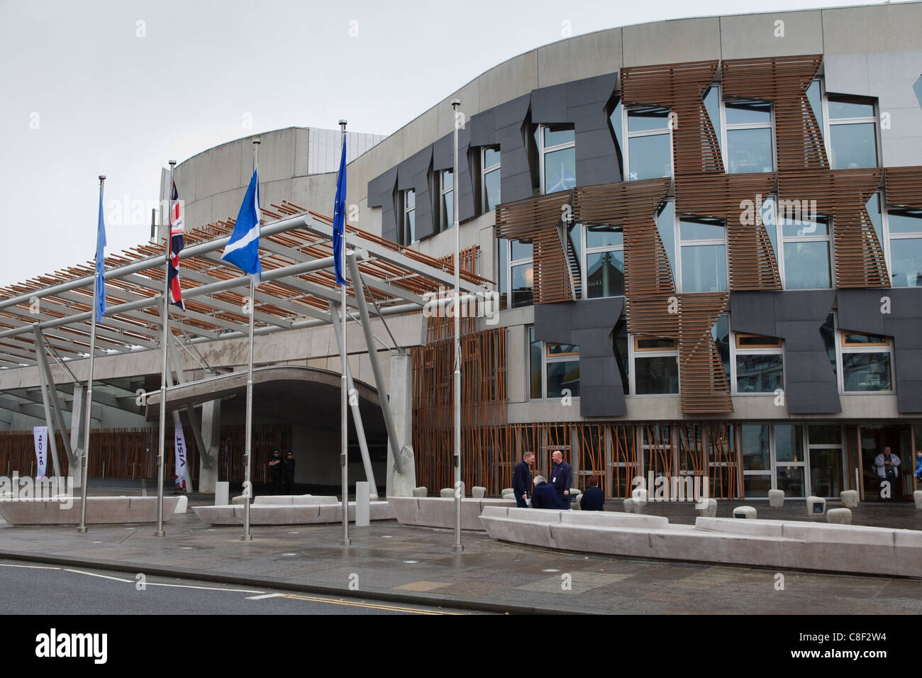Edificio del Parlamento scozzese di Edimburgo, Scozia, Regno Unito Foto Stock