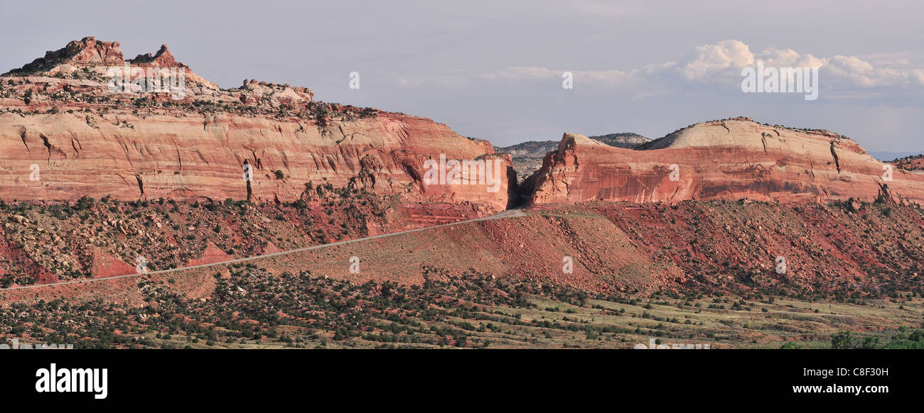 Autostrada, 95, Cedar Mesa, Colorado Plateau, Utah, Stati Uniti d'America, Stati Uniti, America, Foto Stock