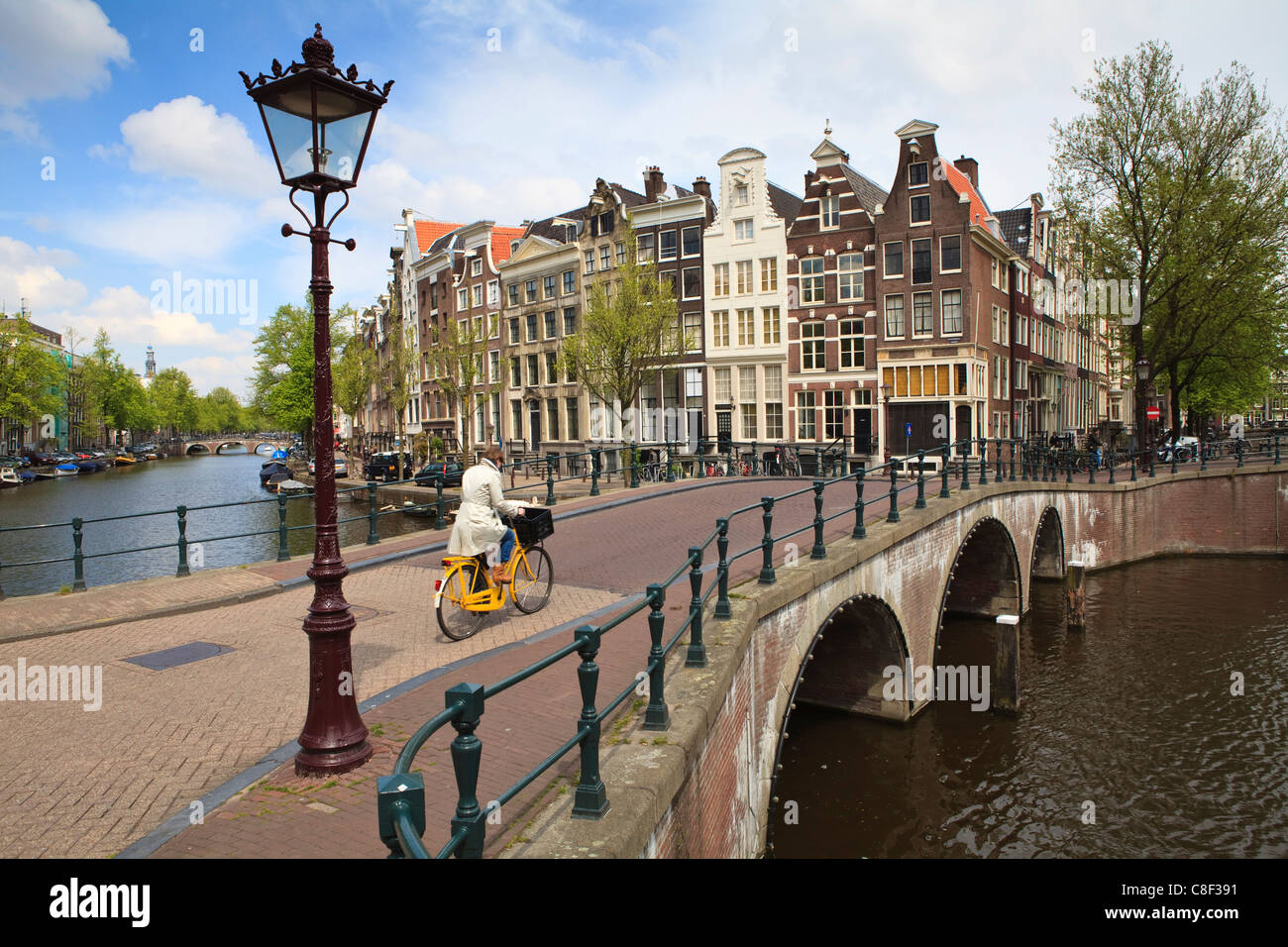 Keizersgracht, Amsterdam, Paesi Bassi Foto Stock