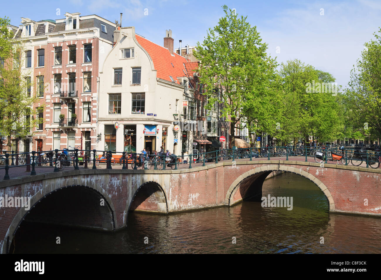 Keizersgracht, Amsterdam, Paesi Bassi Foto Stock