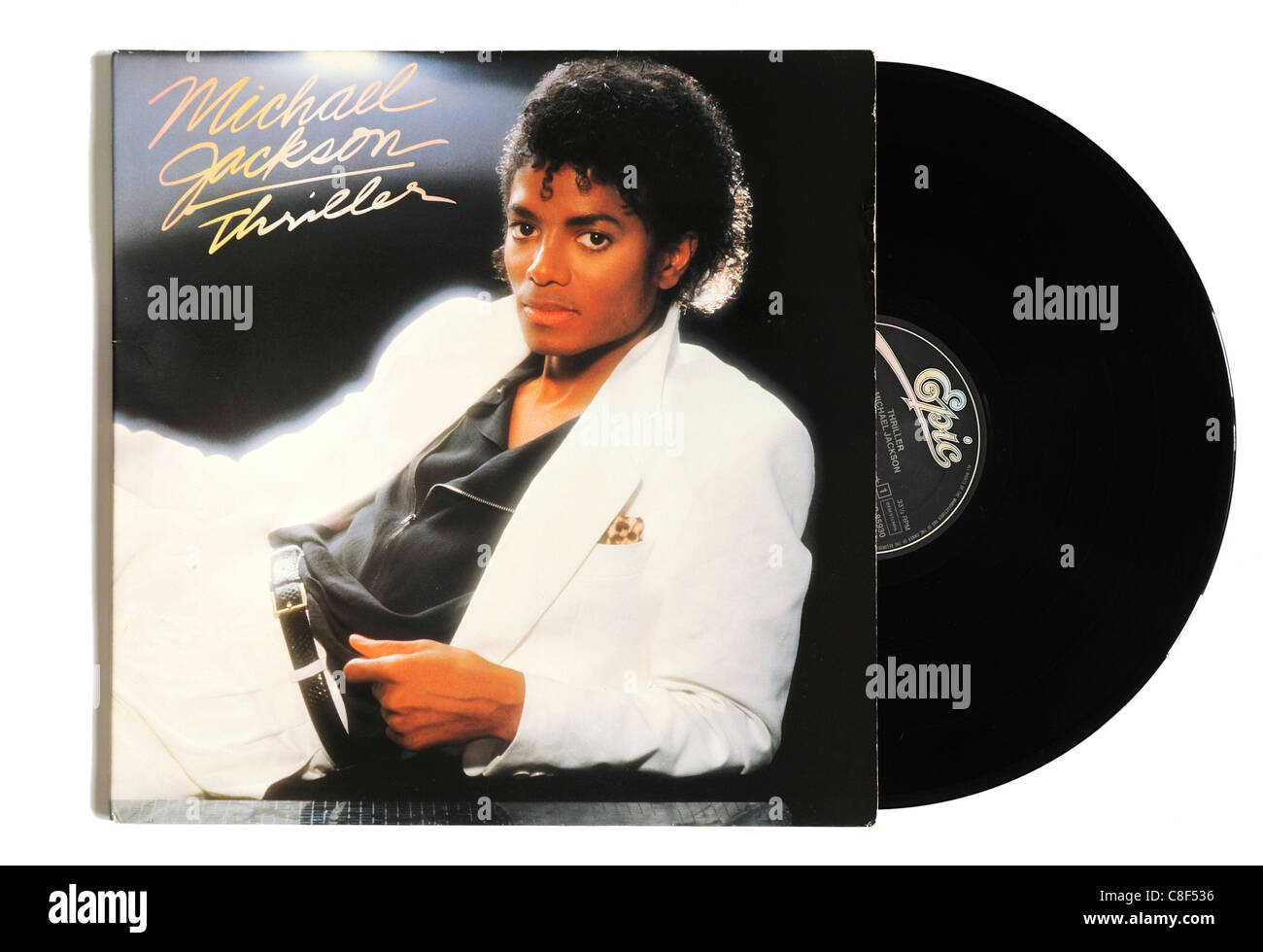 Michael Jackson Thriller album Foto stock Alamy