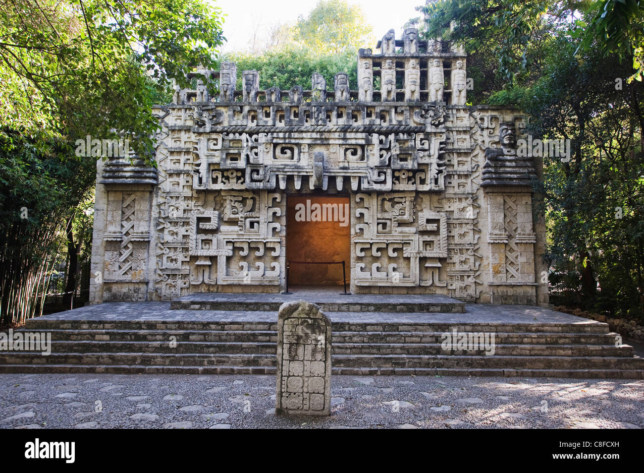 Storia maya, Museo Nacional de Antropologia (Museo di Antropologia, Distretto federale di Città del Messico, Messico Foto Stock