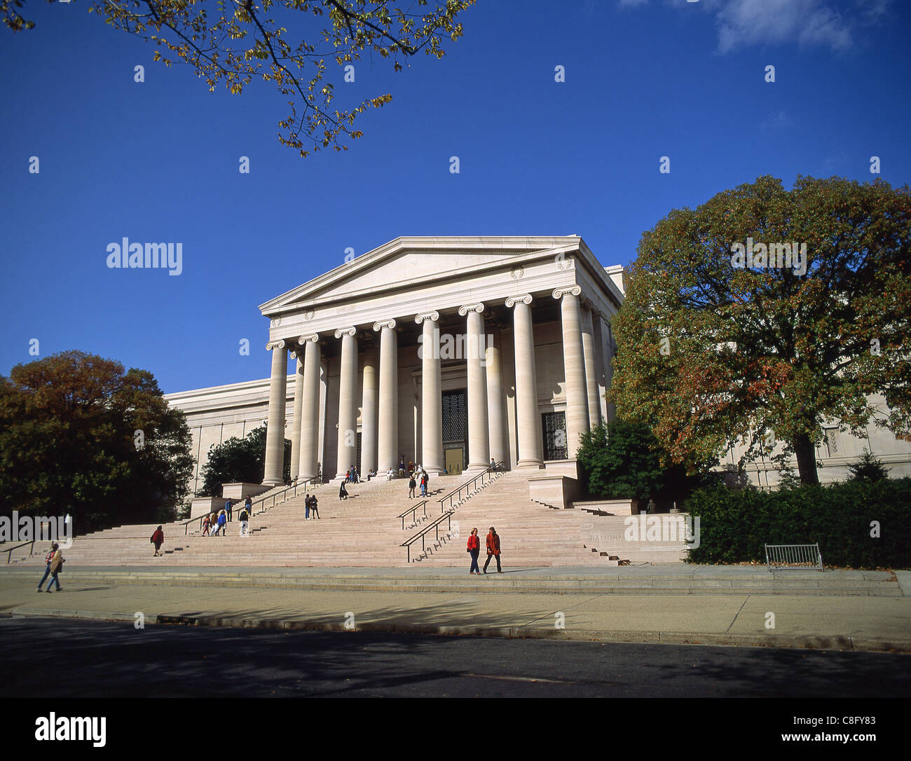 La Galleria Nazionale di Arte, National Mall di Washington DC, Stati Uniti d'America Foto Stock