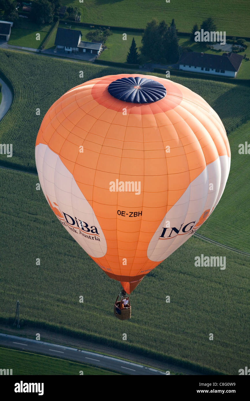 Hot Air Balloon Festival - Primagaz Ballonweek Stubenberg am See, Austria Foto Stock