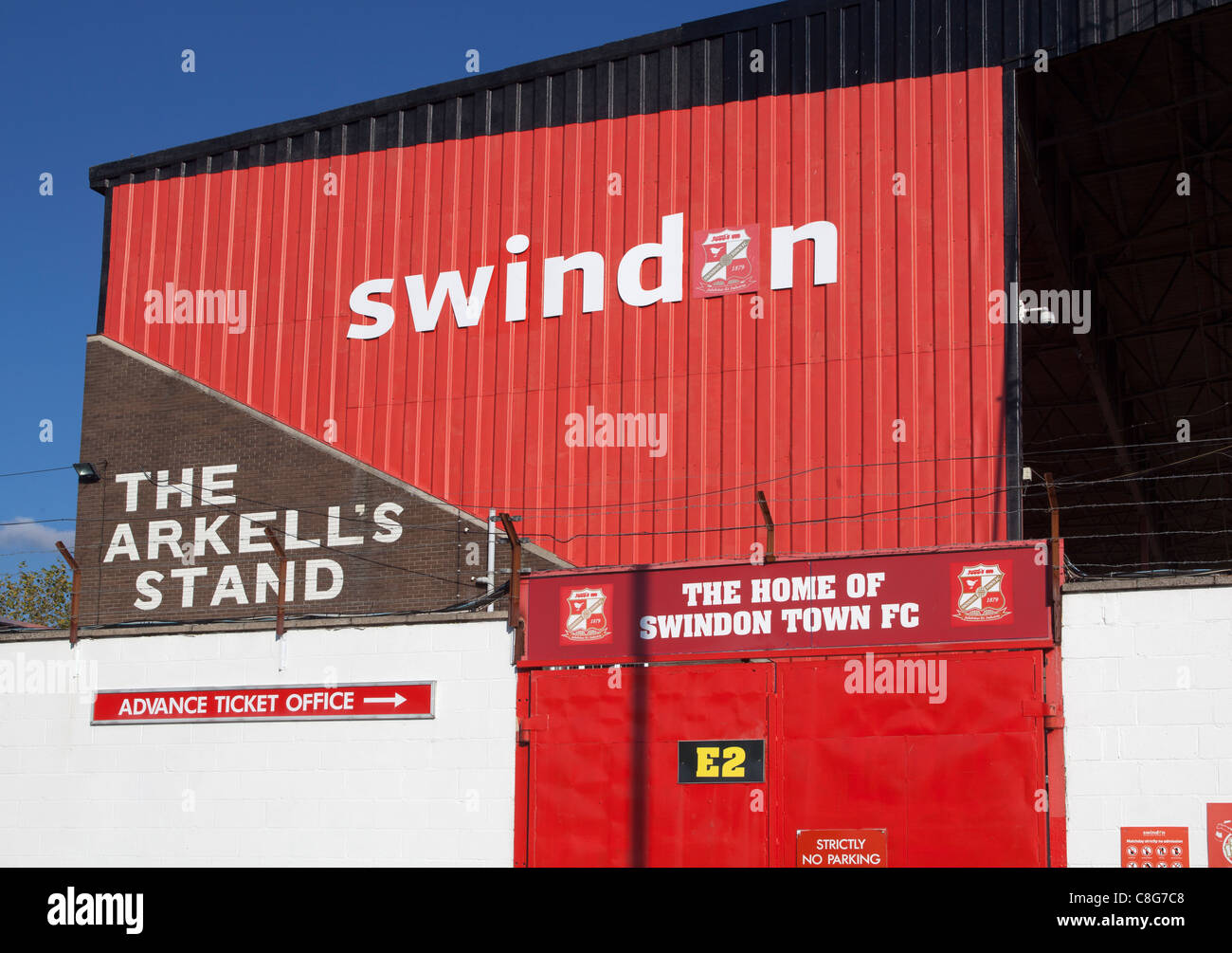 Il County Ground - Home di Swindon Town Football Club Foto Stock